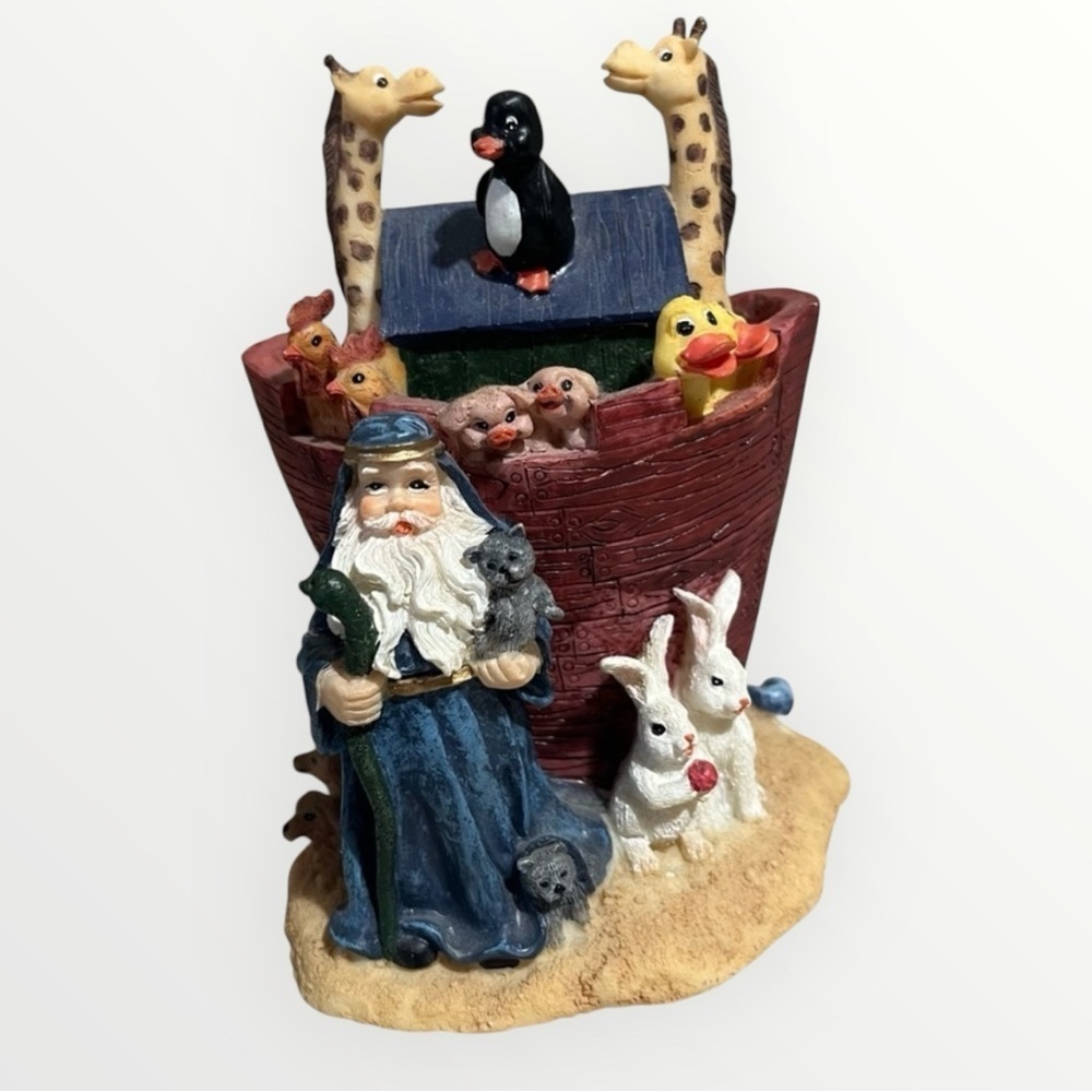 Noah’s Ark Vintage Figurine Decor Collection